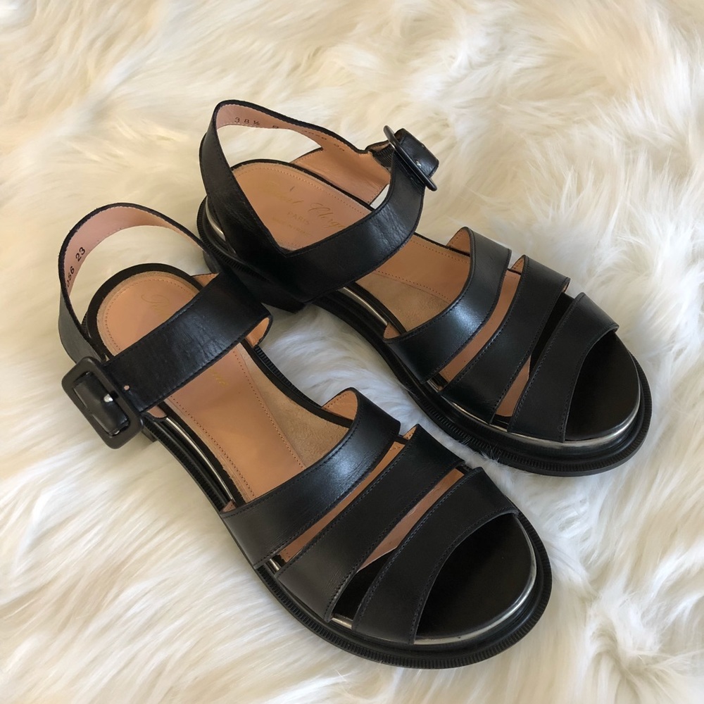 ROBERT CLERGERIE Strappy Leather Sandal Size 8.5